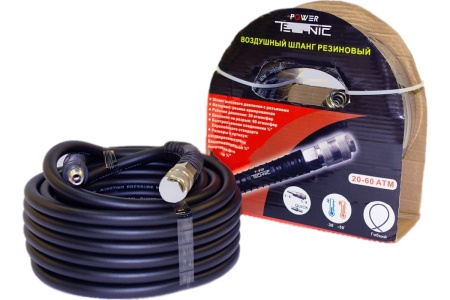 Шланг гибридный с фитингами рапид (20 м; 6х12 мм; рапид EURO) POWER TECHNIC AH6/12-20