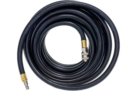 Шланг резиновый пневматический 10 м, 10х17 мм с быстросъемными соединениями Pegas pneumatic 4917