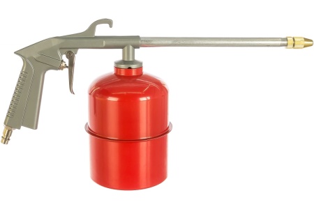 Пневматический пистолет для мойки двигателя ЭВРИКА 900 мл ER-76005 Пневматический пистолет для мойки двигателя ЭВРИКА 900 мл ER-76005