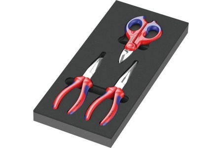 Ложемент WERA 9781 с набором инструментов KNIPEX 2, 3 предмета WE-150181