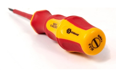 Отвертка Ultra Grip SL 2,5 х 75 мм CR-V КОБАЛЬТ 646-430