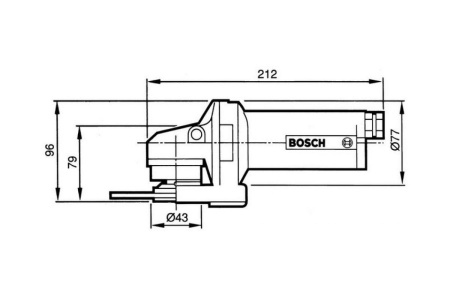 Пневматическая угловая шлифмашина Bosch 0.607.352.113