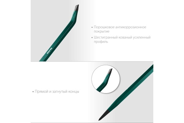Монтировка-лом Kraftool 900 мм, 19 мм, шестигранная, 21807-90_z01