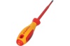 Отвертка KNIPEX SL6.5x1.2 шлицевая тонкая VDE, L лезвия 150 мм, 1000V, 2-комп. рук-ка KN-982065SL