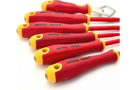 Набор диэлектрических отверток Felo SL/PH E-Slim Ergonic, 5 шт + открывашка 41386298