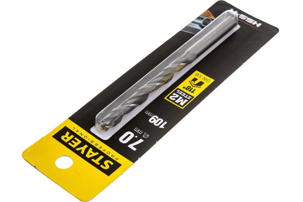 Сверло Professional по металлу HSS-R (7х69х109 мм; М2; DIN 338) Stayer 29602-7