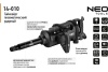 Пневматический ударный гайковерт NEO Tools 1", 3800 Нм 14-010 Пневматический ударный гайковерт NEO Tools 1", 3800 Нм 14-010