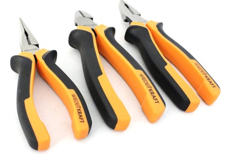 Набор шарнирно-губцевого инструмента WIEDERKRAFT 3 предмета WDK-PHL368