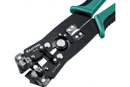 Стриппер KRAFTOOL TK-6 автоматический, многофункциональный, 0.2 - 6 мм2, 22635