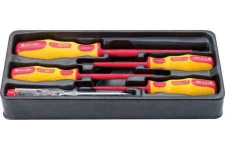 Набор отверток KS Tools VDE, с индикаторной отверткой, 1000В 117.0540