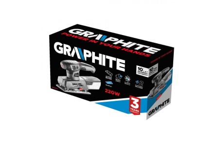 Вибрационная шлифовальная машина GRAPHITE 59G324