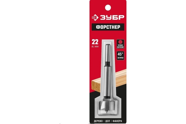 Cверло Форстнера ЗУБР по дереву 22x90 мм 2993-22_z01 Cверло Форстнера ЗУБР по дереву 22x90 мм 2993-22_z01