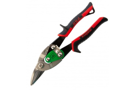 Ножницы по металлу Matrix PRO 250 мм, правый рез, сталь CRMO, двухкомпонентные рукоятки 78324