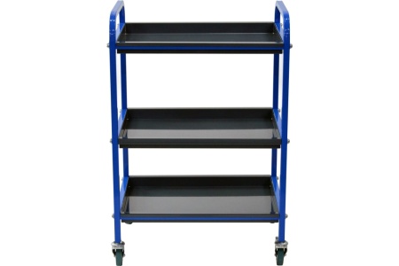 Тележка для инструментов Zatesov три полки, открытая TT-03-BLUE Тележка для инструментов Zatesov три полки, открытая TT-03-BLUE