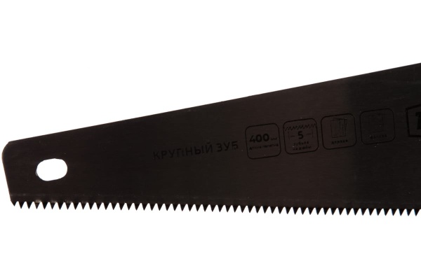 Универсальная ножовка по дереву, крупный зуб 400 мм Кедр 086-5400 29324
