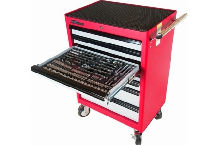 Инструментальная тележка (7 секций, с набором инструментов JTC-39311, -39312, -39313) JTC 3931S