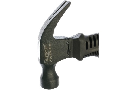 Молоток-гвоздодер STAYER COMPACT укороченный с фибергласовой рукояткой, 225г 2026-225