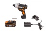 Аккумуляторный винтоверт WORX Impact 20 В, 1x2 Ач, кейс WX290.1