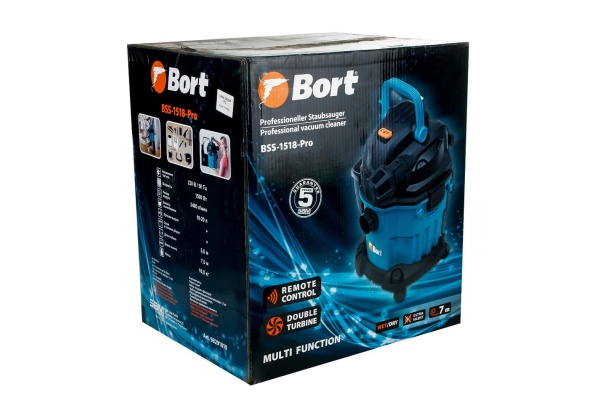 Пылесос для сухой и влажной уборки BORT BSS-1518-Pro 98291810