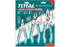 Набор усиленных плоскогубцев 200 мм длинногубцев 160 мм, бокорезов 180 мм TOTAL 3 шт. THT2K0301S