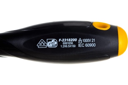 Диэлектрическая отвертка SL6,5х150мм Inforce 06-09-80