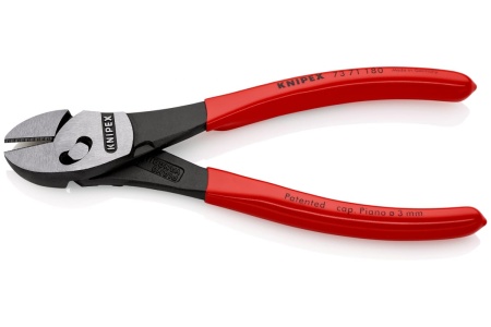 Бокорезы KNIPEX TwinForce® 180 мм, 1К ручки, KN-7371180