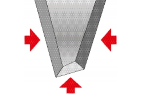 Пила по дереву YATO 450мм с трехсторонними зубьями (тефлоновое покрытие rtfe) YT-31097