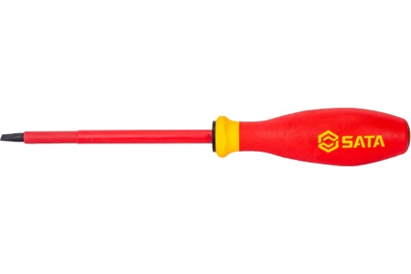 Комбинированный набор изолированных крестовых и плоских отверток 7шт Sata 09301A