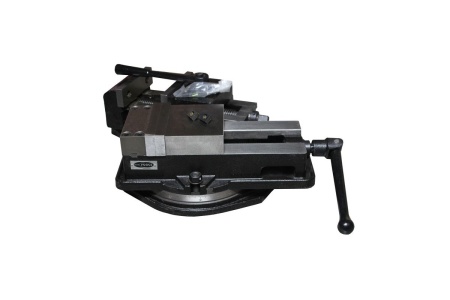 Стальные поворотные тиски ROCKFORCE Profi 6.5"-160 мм, захват - 180 мм, высота губок - 51 мм RF-32922160