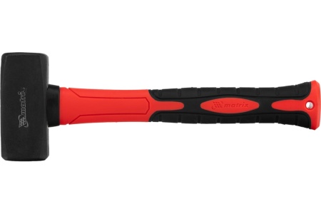 Кувалда MATRIX optimal 1000 г, фибергласовая обрезиненная рукоятка 10950