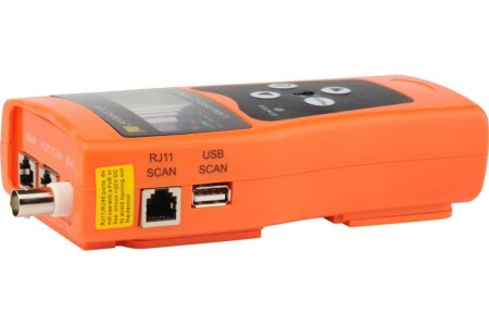 Кабельный тестер с измерением длины и трассировкой кабельных линий LANMASTER 8 ответных частей LAN-PRO-L/TPK-N-8R