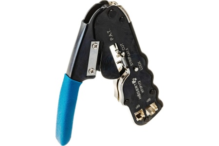Пресс-клещи для обжима телефонных и компьютерных клемм HOEGERT TECHNIK 6P, 8P, RJ45 HT1P172