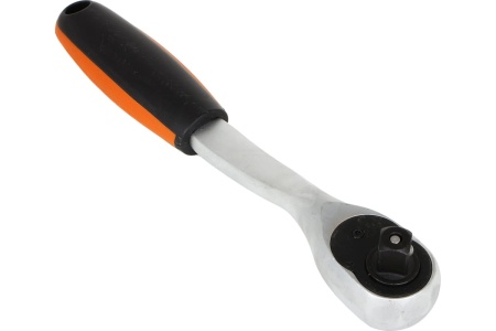 Трещоточный ключ ЕРМАК с изогнутой рукояткой 3/8 736-202