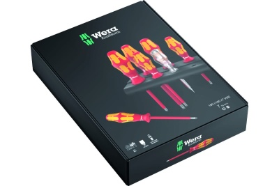 Набор диэлектрических отверток 1000 V 160I/165I/7 SATZ 7TLG. WERA WE-006148