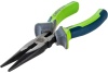 Прямые длинногубцы 180 мм, фосфатирование, трехкомпонентные рукоятки СИБРТЕХ 17156