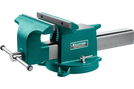 Стальные слесарные тиски KRAFTOOL Steel 250 мм 32701-250
