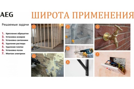 Компактный перфоратор AEG BBH18C-0 4935464984 Компактный перфоратор AEG BBH18C-0 4935464984