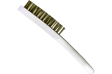 Ручная щетка OSBORN 5 рядов, 295x145, ворс прямая латунир-я сталь 0,35 152.025-0001