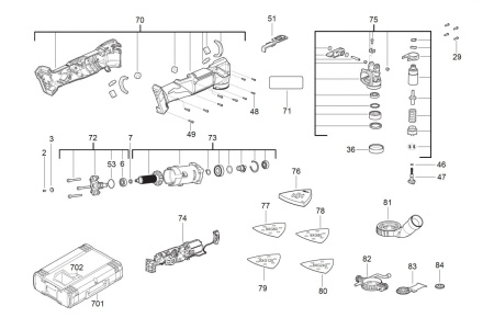 Аккумуляторный мультитул Milwaukee M18FMT-502X FUEL 4933478492
