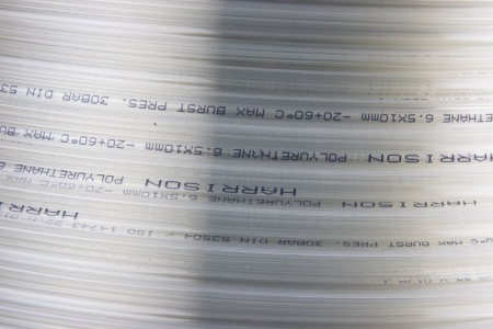 Трубка бесцветная PU 6.5x10 мм, длина 100 м Harrison HUS6510-CL