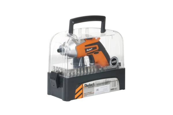 Аккумуляторная отвертка DEFORT DS-36-GLt 98292008