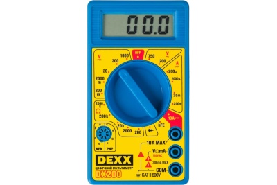 Цифровой мультиметр DEXX DX200 45300