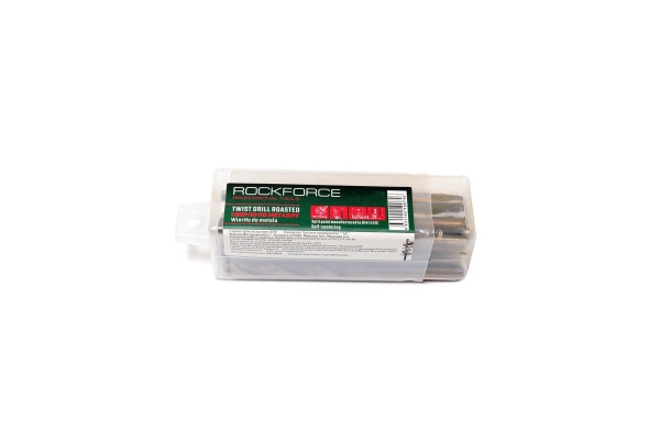 Сверло по металлу (10 шт; 3.6 мм; HSS-Co; пластиковый футляр) ROCKFORCE RF-DSP964