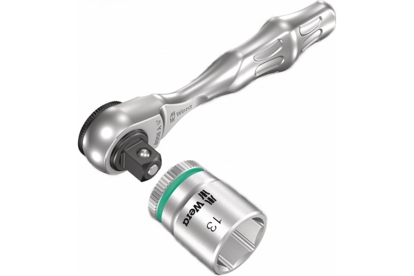 Трещотка WERA 8008 A Zyklop Mini 3, 1/4 DR WE-003793