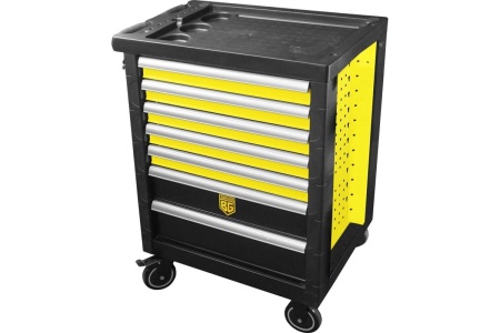 Инструментальная тележка Berger BG 7 ящиков с системой антиопрокидывания BG1509