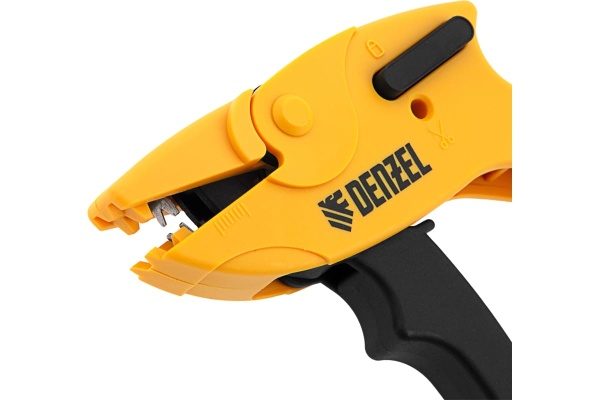 Щипцы для зачистки электропроводов Denzel сечением 0,2-6 мм2, функция обрезания проводов 17741