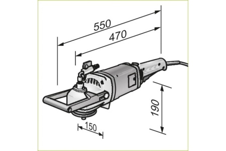 Шлифовальная машина с подачей воды FLEX LW 1202 SN PRCD 477788