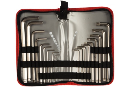 Набор имбусовых ключей Зубр Эксперт 18 шт. 27463-H18