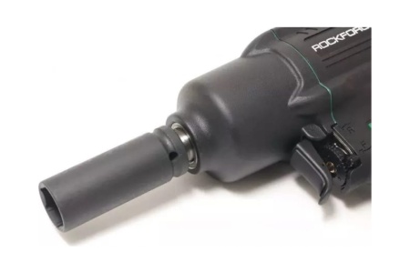 Ударный пневмогайковерт с регулировкой усилия ROCKFORCE набор головок RF-82549K4