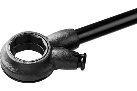 Трещотка с удлинителем для клуппов MIRAX 1/4" - 1 1/4", длина 620мм 28245